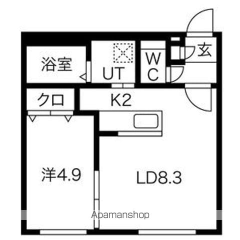 CITY RESIDENCE八軒の間取り写真