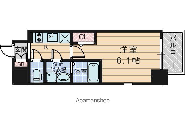エスリード新大阪ザ・プレミアEASTの間取り写真