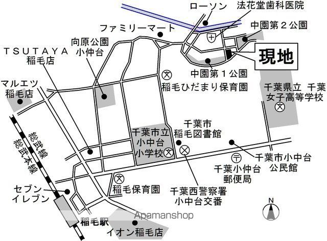 カレッジハイツ稲毛 107 ｜ 千葉県千葉市稲毛区園生町1223-41（賃貸マンション1R・1階・18.56㎡） その17