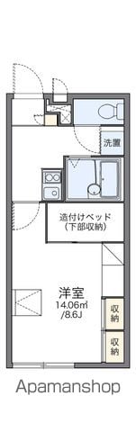 レオパレスフォーサイト 松山の間取り写真