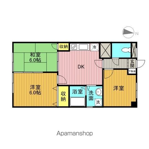 綾東ヴィレッジ壱番館の間取り写真
