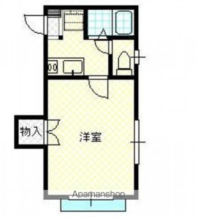 サンフレッチェ[1K/20m2]の間取図