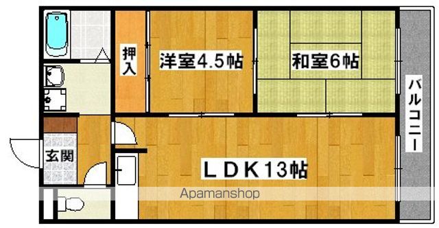 東栄マンションの間取り写真