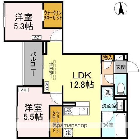 セレスティア上井草の間取り写真