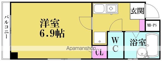 名古屋市東山線 池下駅 徒歩2分 4階建 築20年の間取り写真