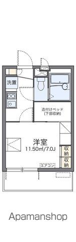 レオパレスステラⅡ 105 ｜ 東京都稲城市東長沼498-1（賃貸マンション1K・1階・19.87㎡） その2