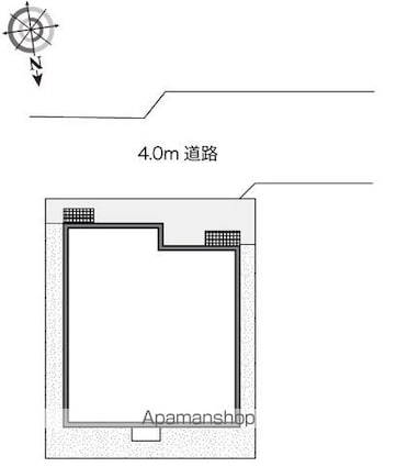 レオネクストスクルト[1K/32.67m2]の配置図