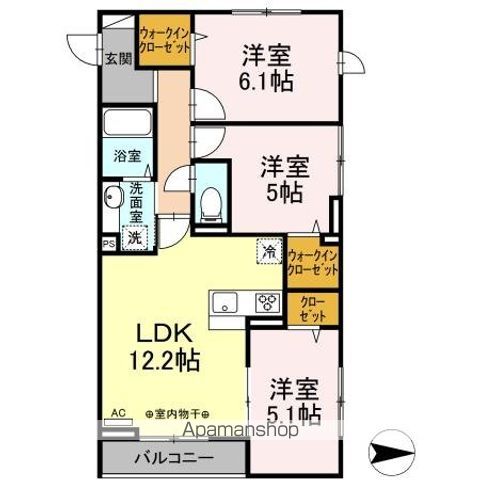 ラリュール江戸川IIの間取り写真