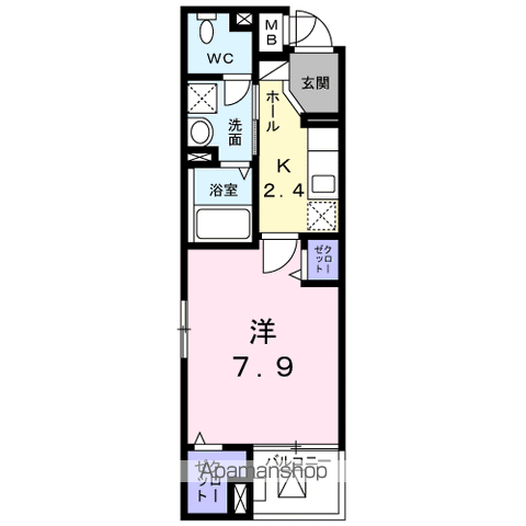 メルヴェーユ柏の葉の間取り