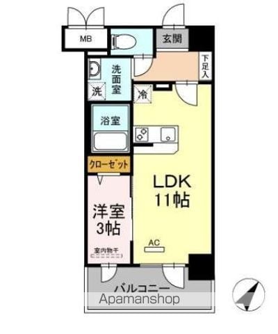 FIRST博多駅前の間取り写真