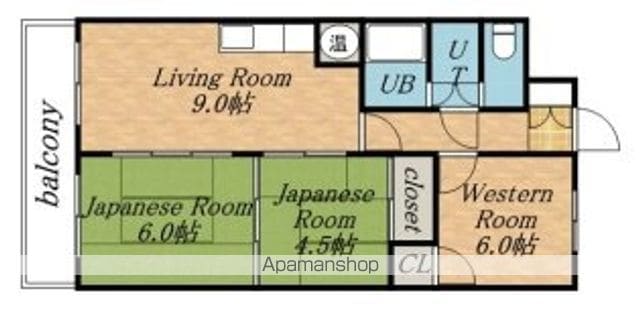 グランドパレス啓明の間取り写真