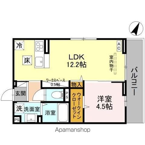 アザレア Cの間取り写真