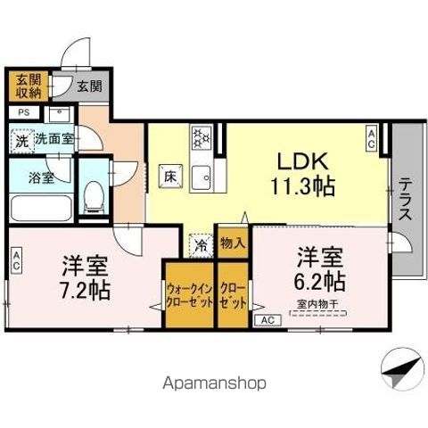 DーASPIRATIONの間取り写真