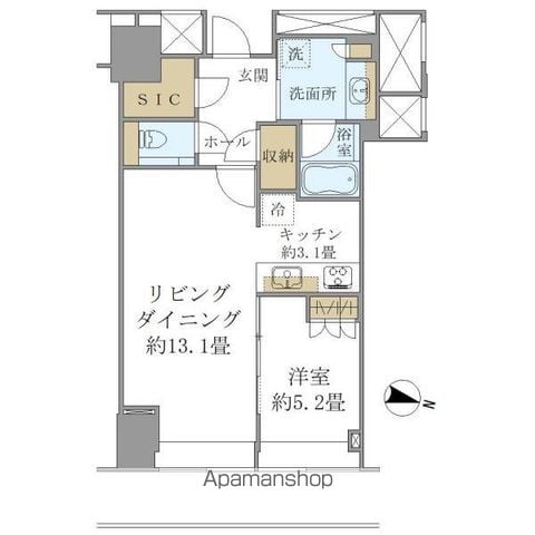 同じ建物の物件間取り写真 - ID:227087070055