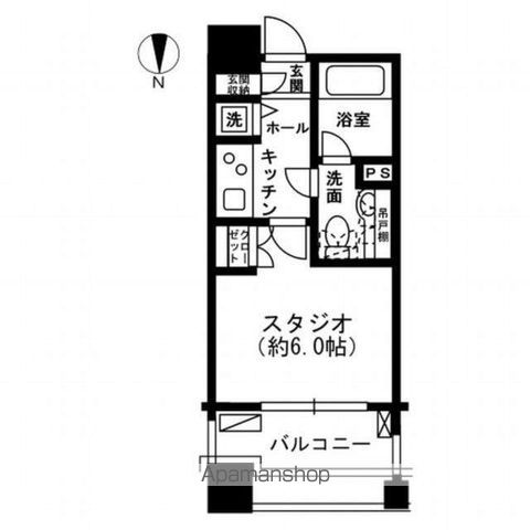 レジディア市ヶ谷の間取り