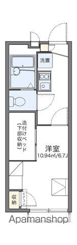 レオパレスパーチェ作新台 205 ｜ 千葉県千葉市花見川区作新台８丁目6-4（賃貸アパート1K・2階・19.87㎡） その2