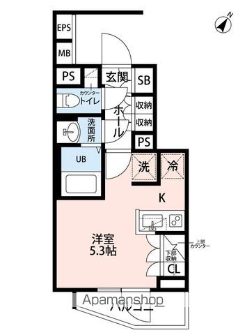 SQUARE CITY NOBORITOの間取り写真