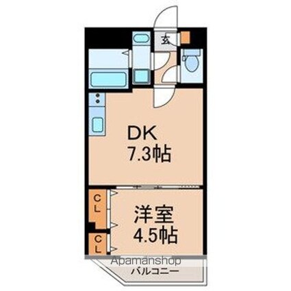 Ｂｅｅｔｌｅ（ビートル）[1DK/28.2m2]の間取図