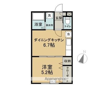 Ｃｅｒｅｊｅｉｒａ[1DK/29.81m2]の間取図