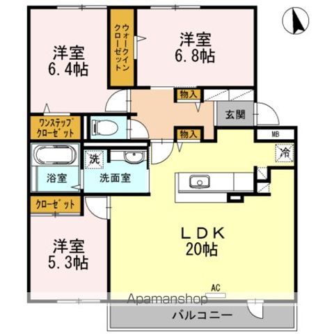 【ＤーＲＯＯＭ南庄の間取り】