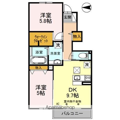 パークハイム巽南の間取り写真