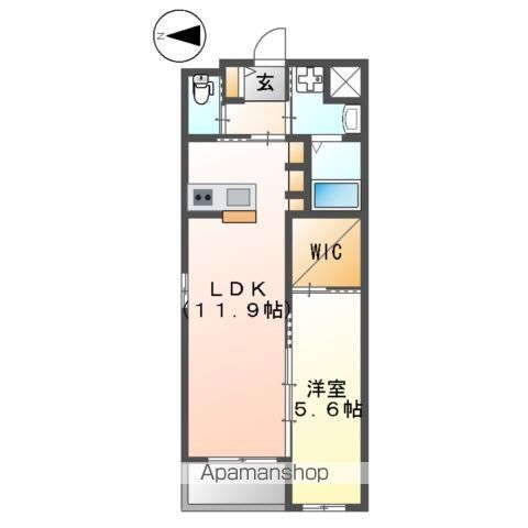 フラントートの間取り