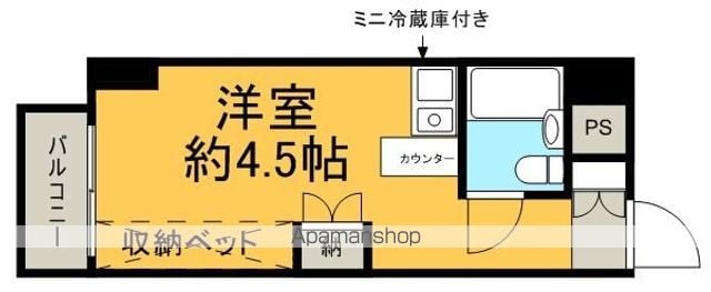 【立川市高松町のマンションの間取り】