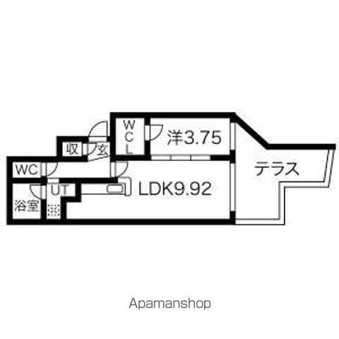 オルセーイスト北広島の間取り写真