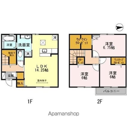 グレイス三葛[3LDK/86.16m2]の間取図