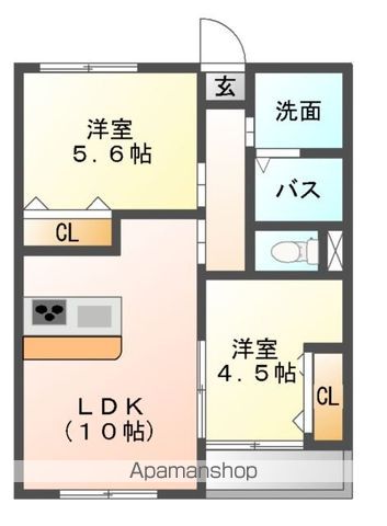 【ウィステリアの間取り】