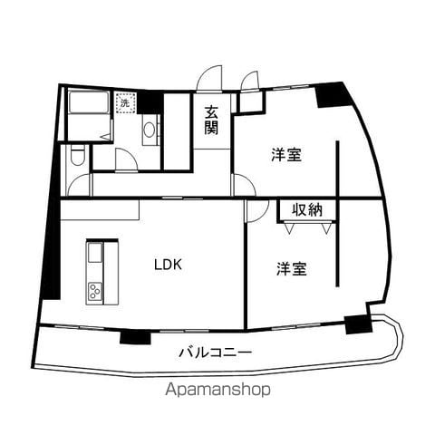 エクセルメゾン岡山の間取り写真