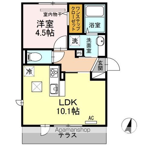 ＤーＲＯＯＭ別府駅前 103 ｜ 福岡県福岡市城南区別府２丁目12-31（賃貸アパート1LDK・1階・37.09㎡） その2