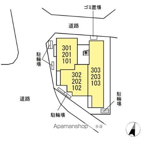 ＮＡＮＡＬＡ緑町 301 ｜ 東京都西東京市緑町２丁目1-2（賃貸アパート1LDK・3階・31.16㎡） その13