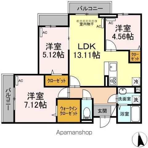 グラナーデ目白御留山の間取り