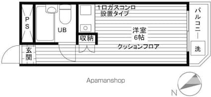 東京都杉並区西荻南３丁目[1R/14.56m2]の間取図