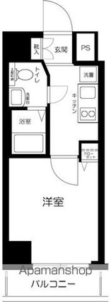 レアシス練馬[1K/20.62m2]の間取図