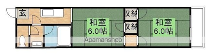 コーポＭＴ[2K/32.29m2]の間取図