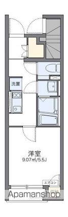 レオネクストすみれ[1K/21.89m2]の間取図