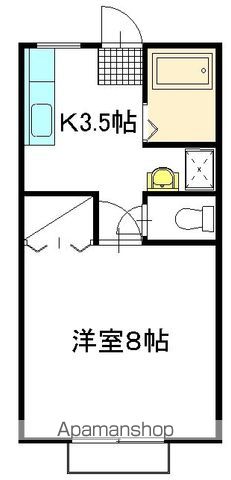 ハイツ沙羅 A棟の間取り写真