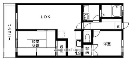Ｍ＆Ｍコート[2LDK/52.17m2]の間取図