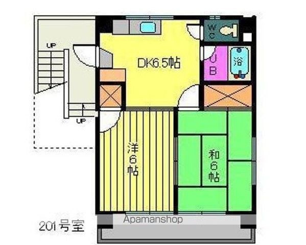 ハイツ宝の間取り写真