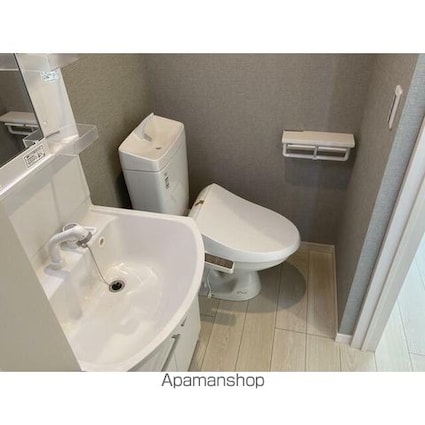 埼玉県狭山市新狭山２丁目[1K/20.33m2]のトイレ