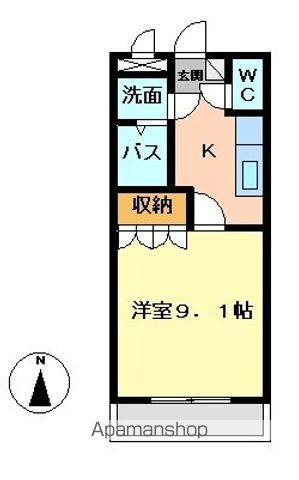 トレス エルマーナの間取り写真