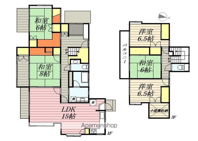 【下白水南戸建の間取り】