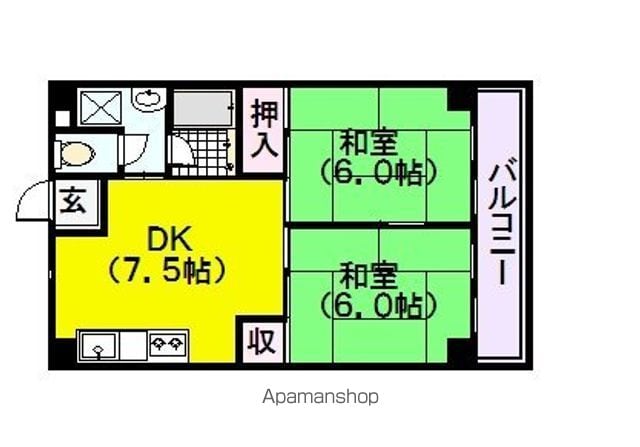 ウエルハイツ東園田の間取り写真