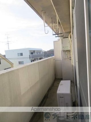 コスモリヴェール朝生田[2DK/38.88m2]のバルコニー