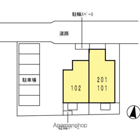 ＰＥＲＳＥＩＤＳ 101 ｜ 静岡県浜松市中央区初生町149-1（賃貸アパート2LDK・1階・56.96㎡） その23