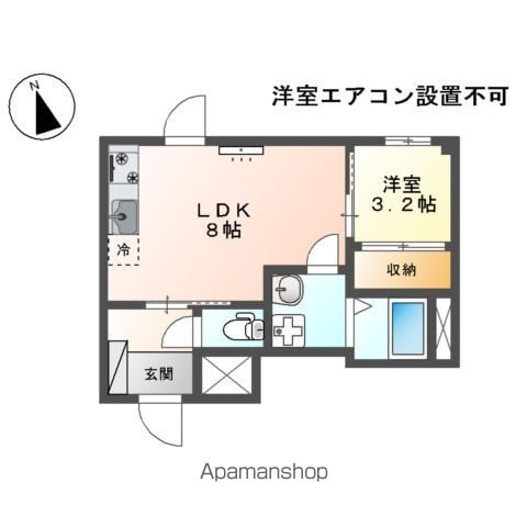 アンジュ オーの間取り写真