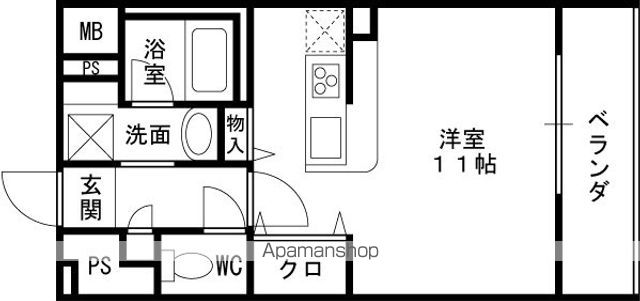 カルムクレール2.5.8の間取り写真