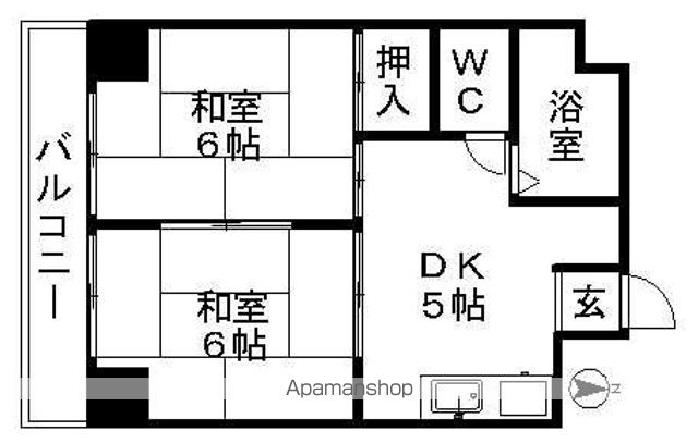 向陽ビルの間取り写真